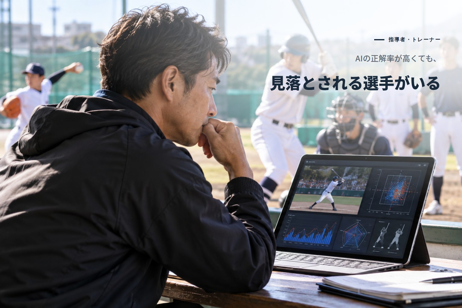 AIの正解率が高くても、見落とされる選手がいる