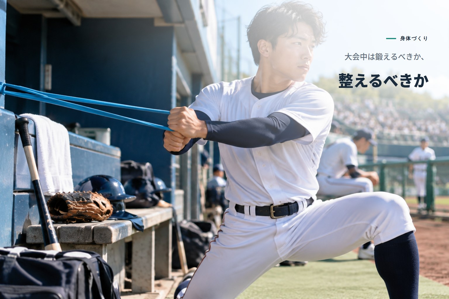 大会中は、鍛えるより整える